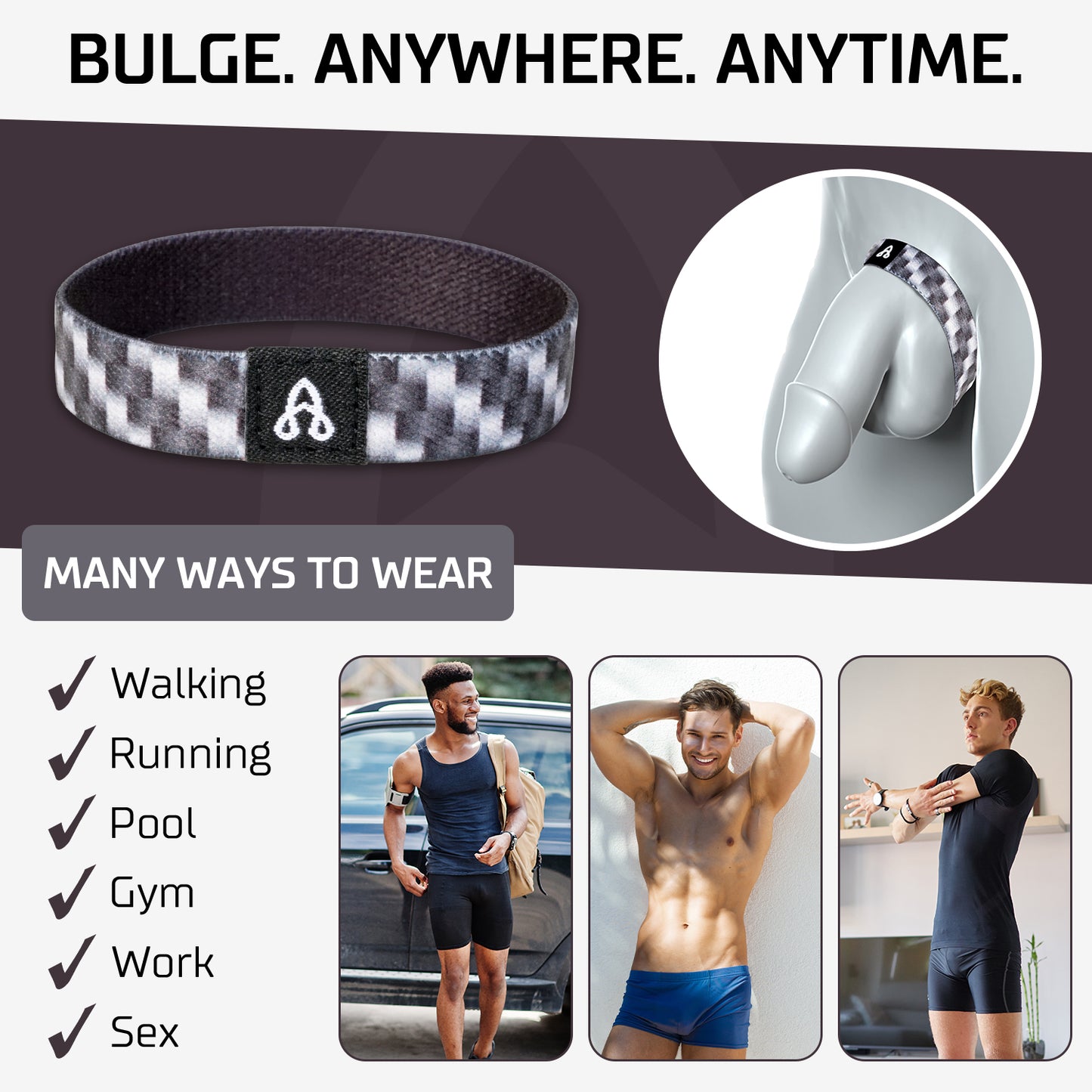 BulgeBand™ Carbon Fiber - 1pk