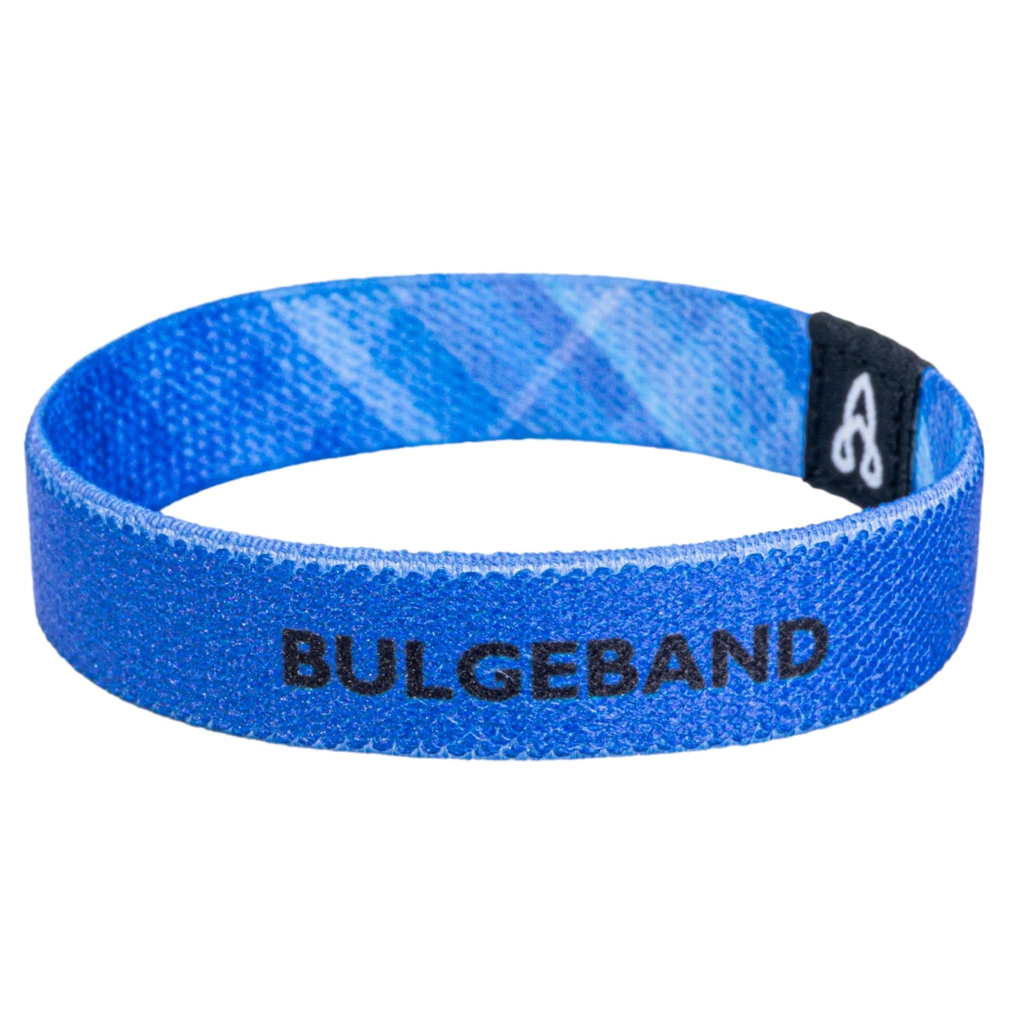 The Bulge Band™ Blue Plaid - 1pk