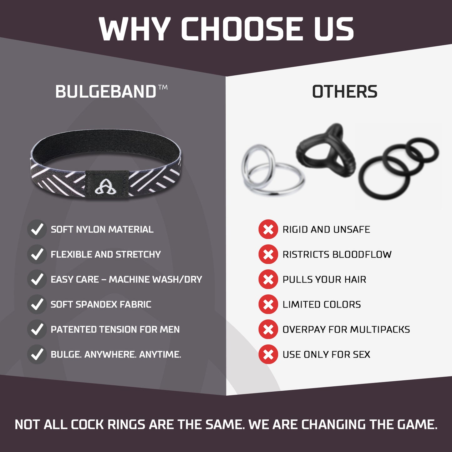 BulgeBand™ Black Horizon - 1pk