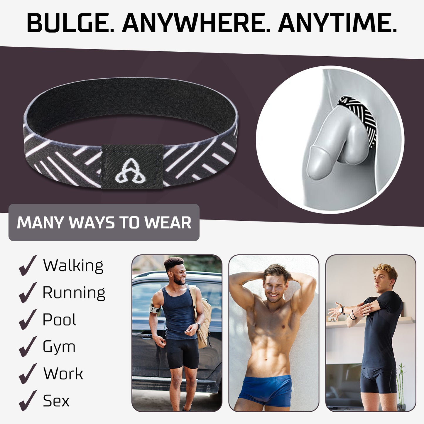 BulgeBand™ Black Horizon - 1pk