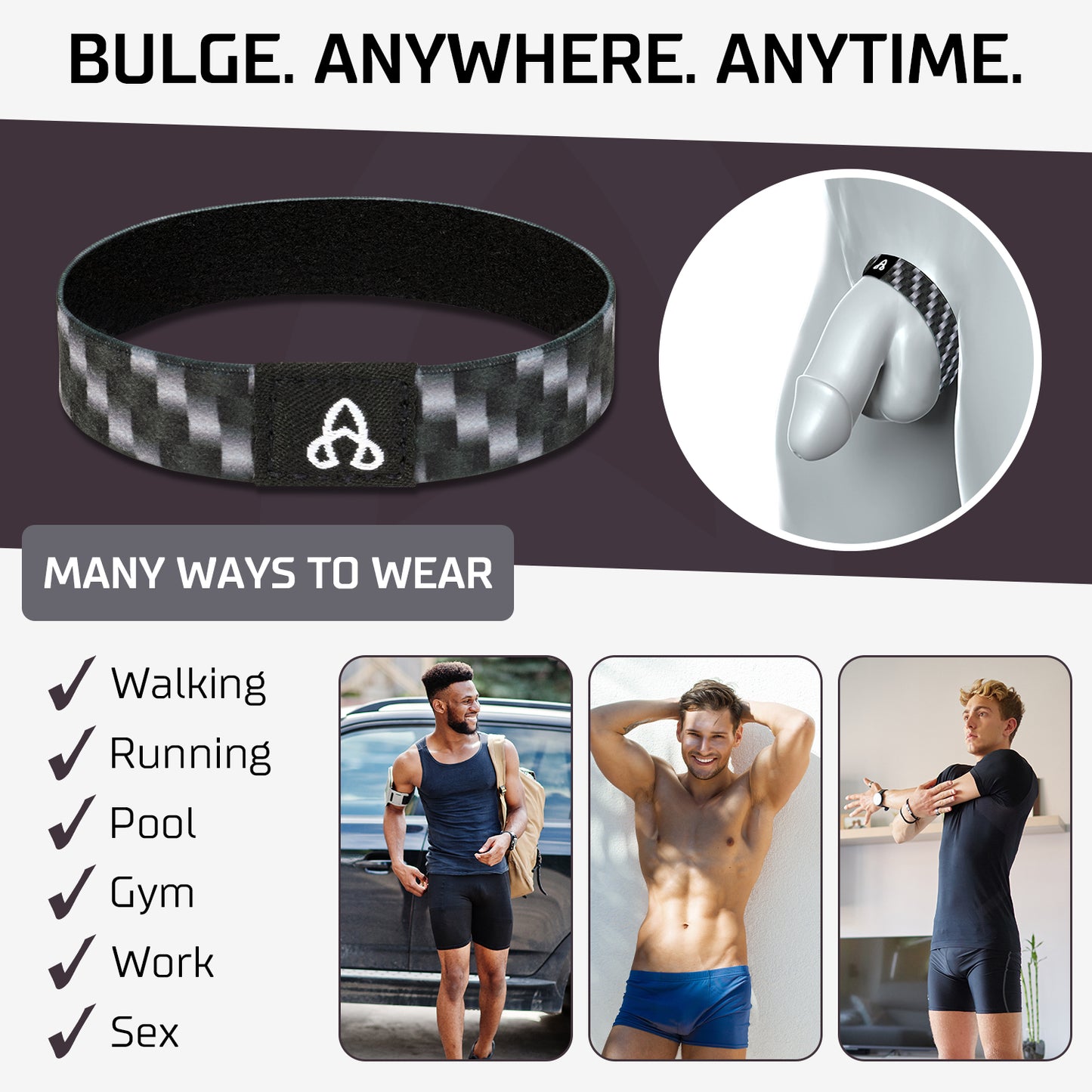 BulgeBand™ Carbon Fiber - 1pk