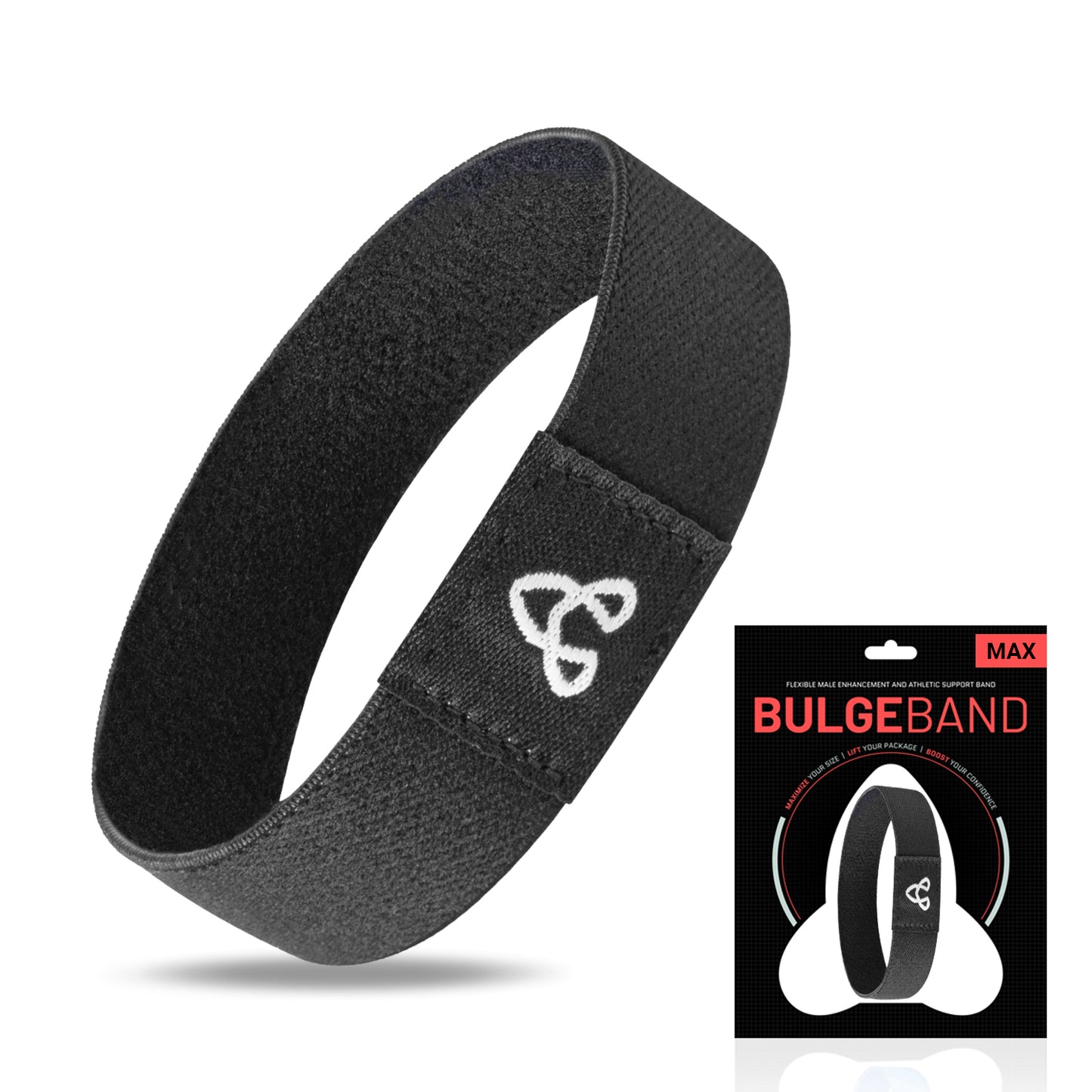 BulgeBand™ MAX Solid Black - 1pk