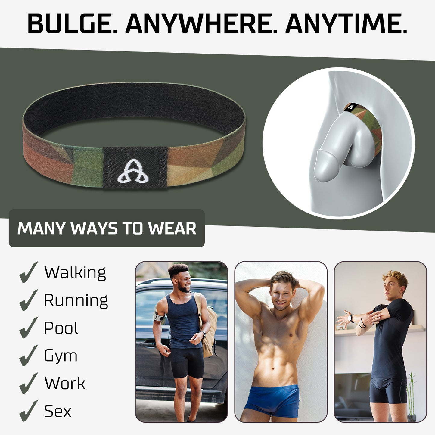 BulgeBand™ Tactical Camo - 1pk