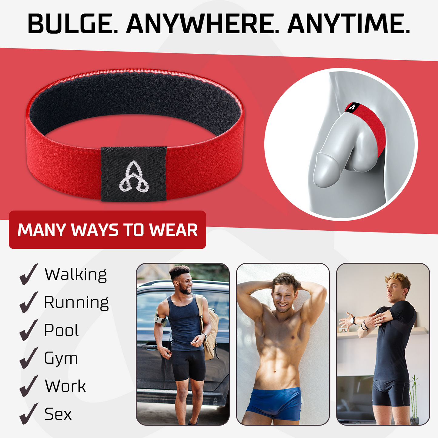 BulgeBand™ Red Flare - 1pk