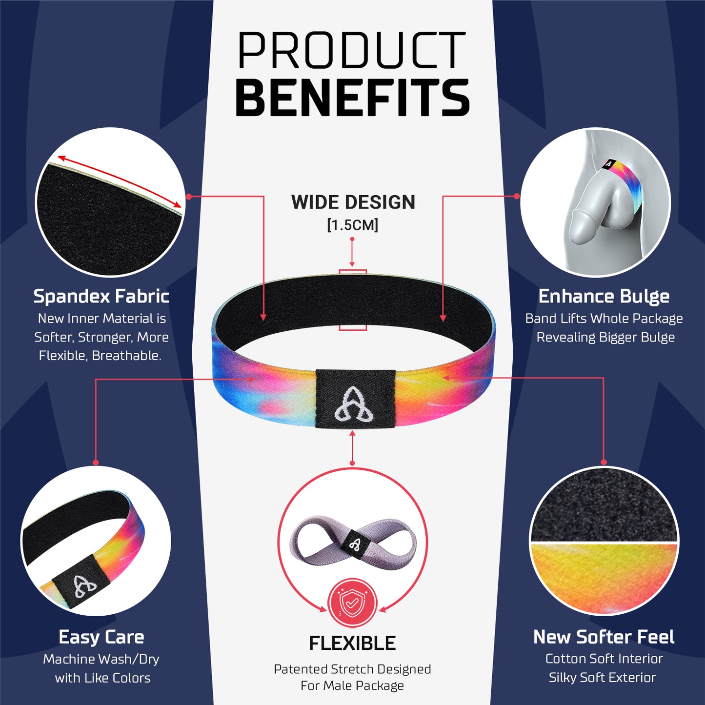 BulgeBand™ Groovy Glow - 1pk