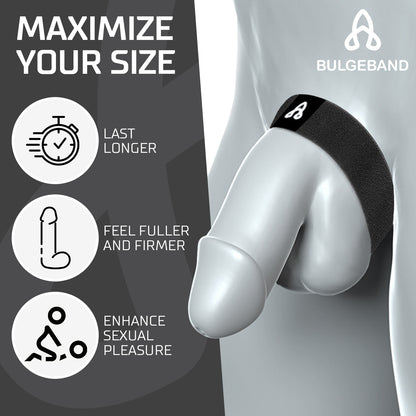 BulgeBand™ MAX Solid Black - 1pk