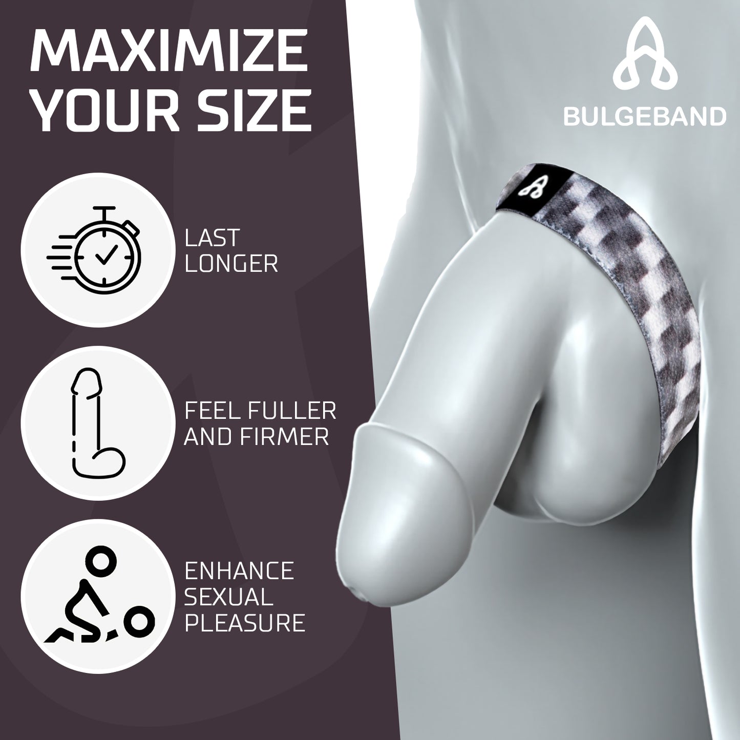 BulgeBand™ FULL PACKAGE 6-PACK [Sizes 13-18] Bundle (Carbon Fiber)