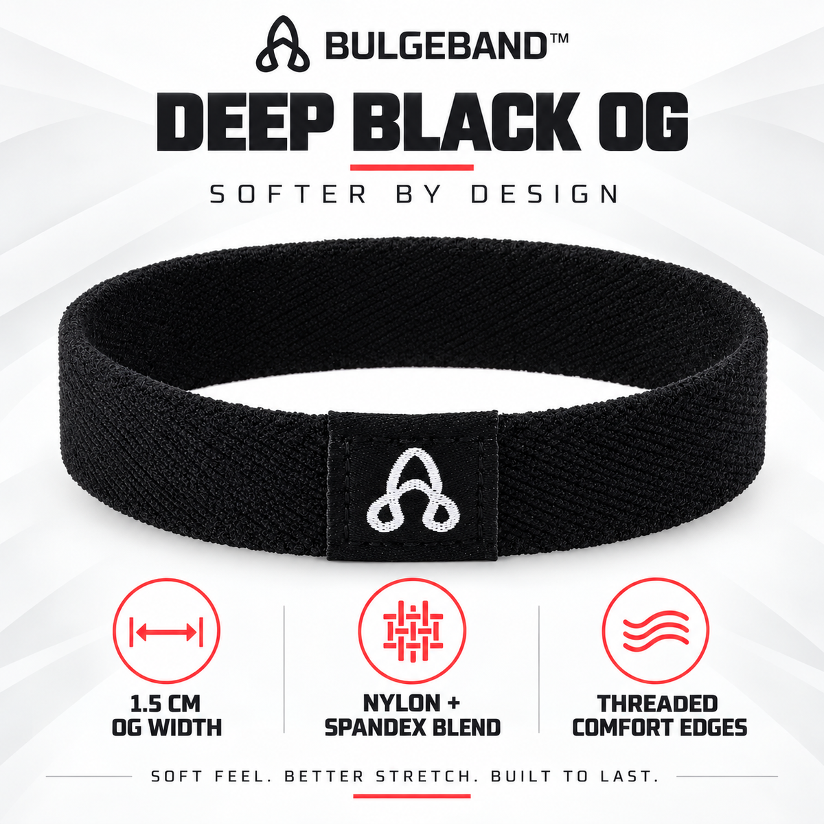 NEW! OG COMFORT SUPERSIZE 3-PACK [16,17,18] - Deep Black