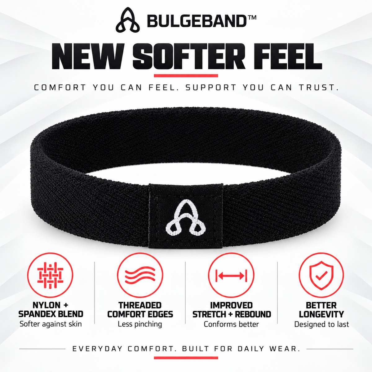 NEW! OG COMFORT SUPERSIZE 3-PACK [16,17,18] - Deep Black