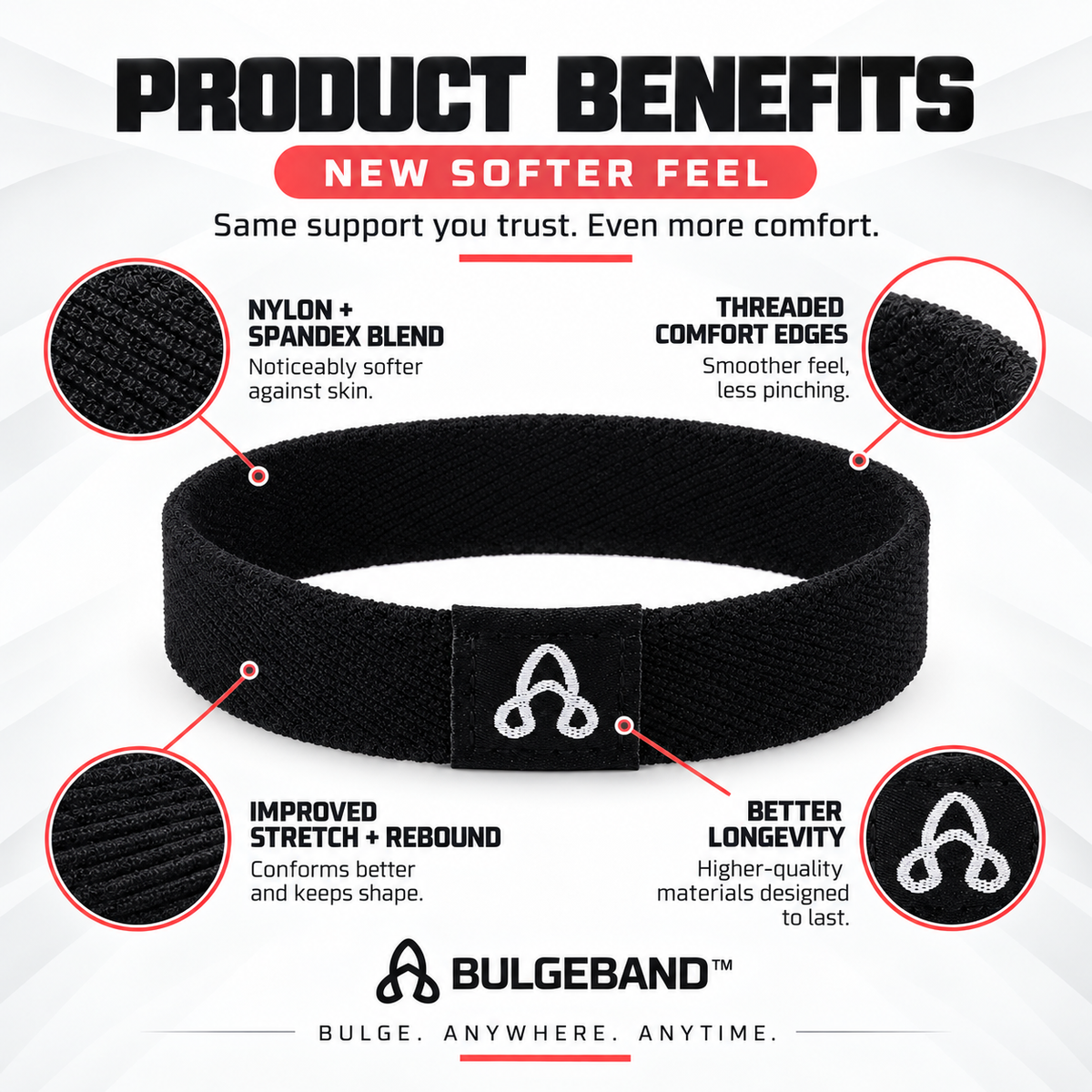NEW! OG COMFORT SUPERSIZE 3-PACK [16,17,18] - Deep Black