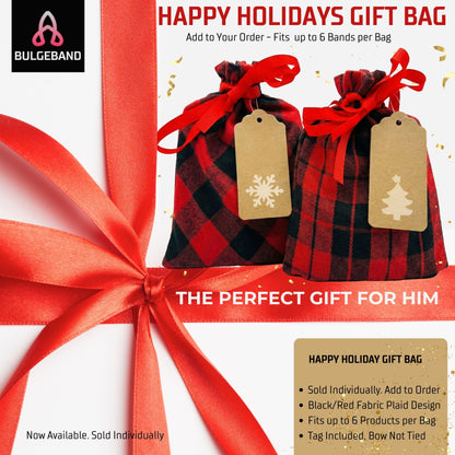 BulgeBand™ Happy Holidays Gift Bag - 1pk