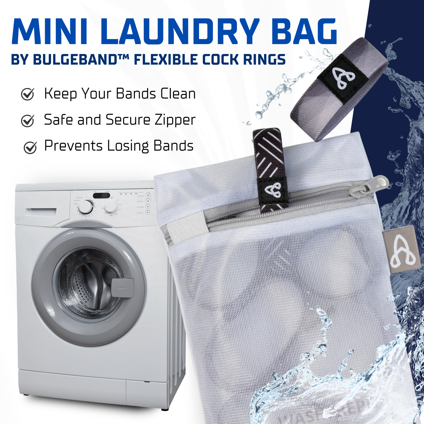 BulgeBand™ Mini Laundry Bag for Flexible Cock Rings