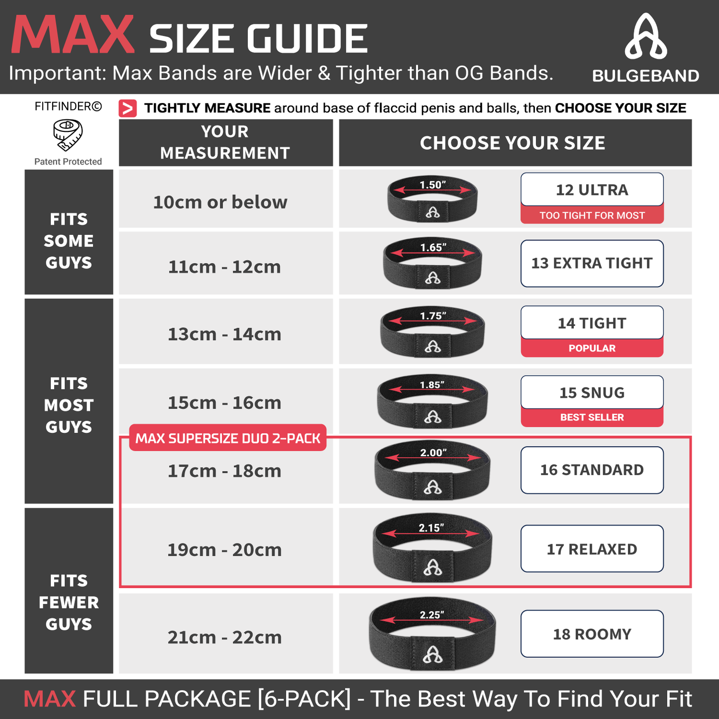 MAX DUO SUPERSIZE 2-PACK [Sizes 16-17]