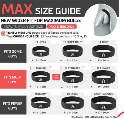 BulgeBand™ MAX Solid Black - 1pk