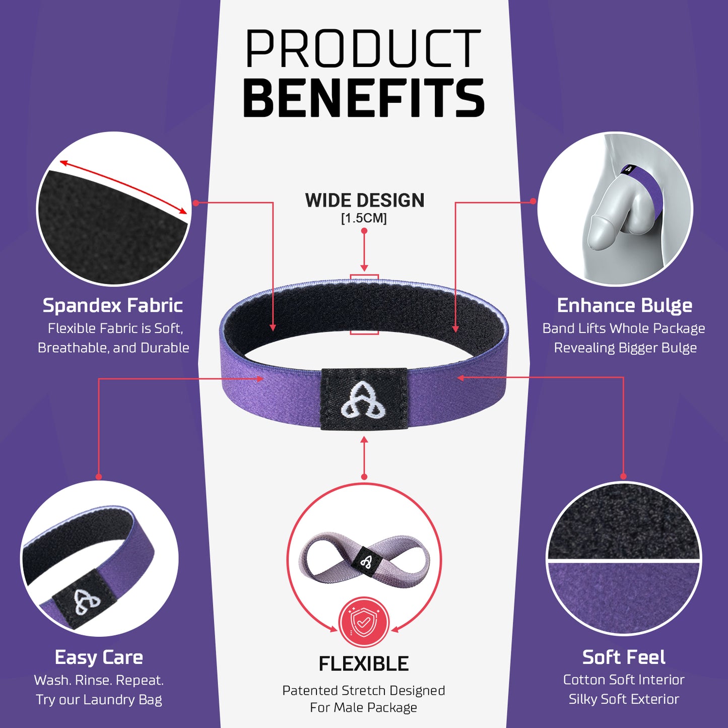 BulgeBand™ Purple Nova - 1pk