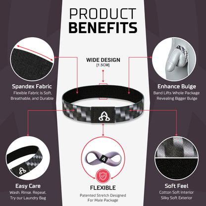 BulgeBand™ Carbon Fiber - 1pk